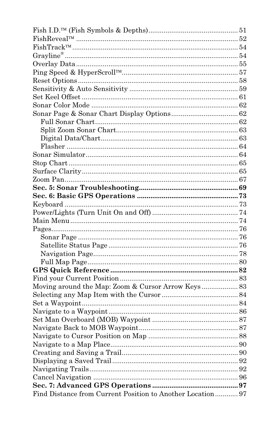 Lowrance electronic M56 User Manual | Page 4 / 164