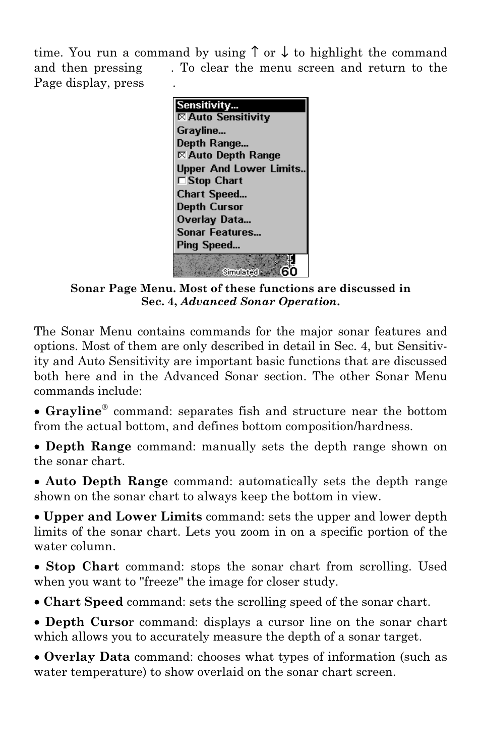 Lowrance electronic M56 User Manual | Page 40 / 164