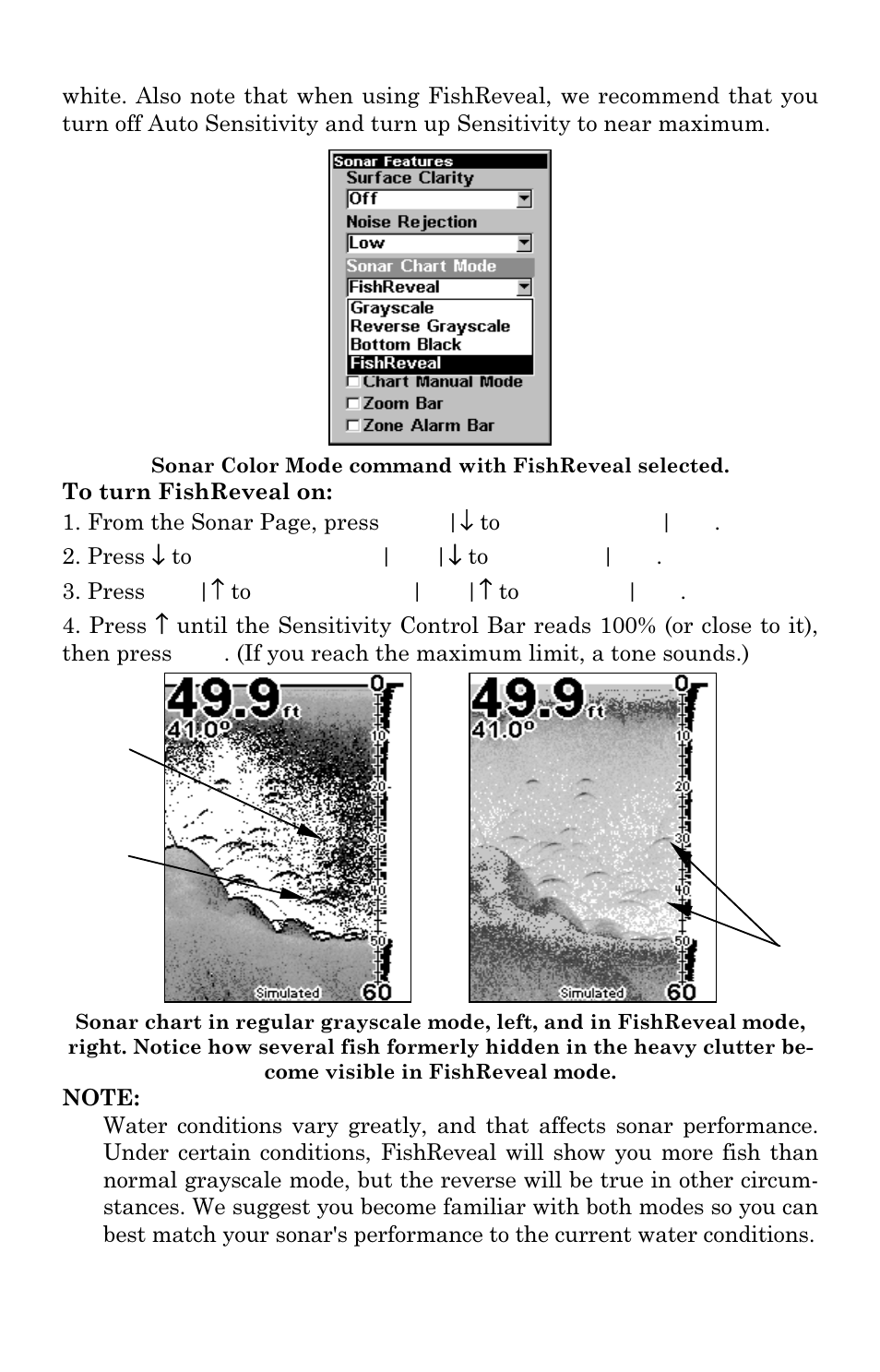 Lowrance electronic M56 User Manual | Page 59 / 164