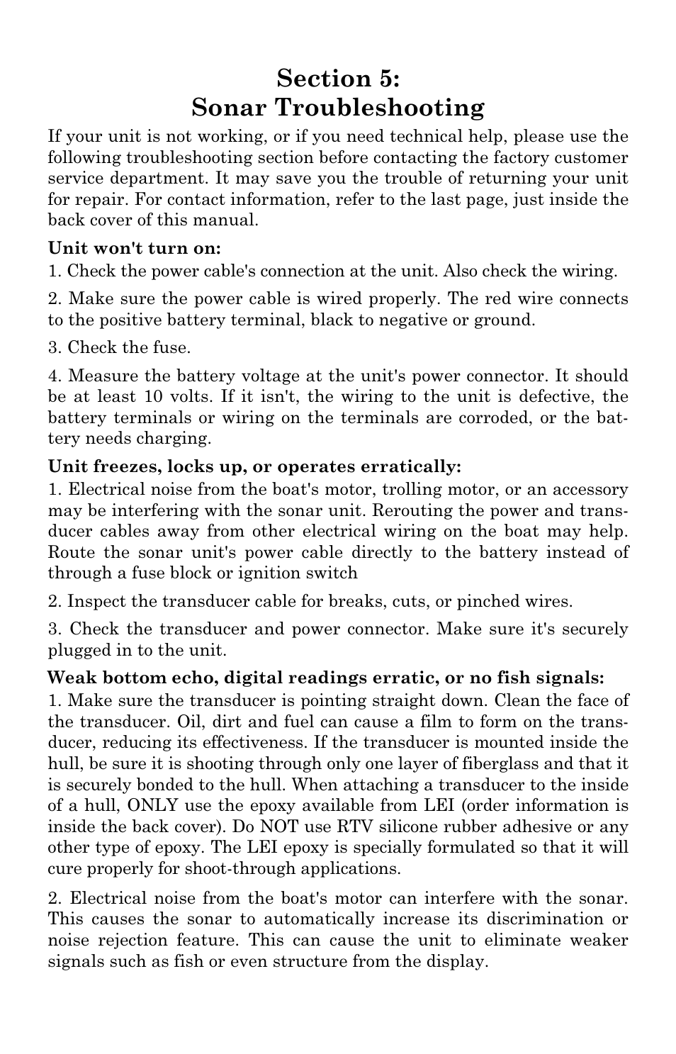 Lowrance electronic M56 User Manual | Page 75 / 164