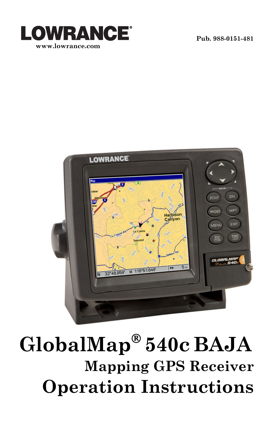 Lowrance electronic 540c Baja User Manual | 172 pages