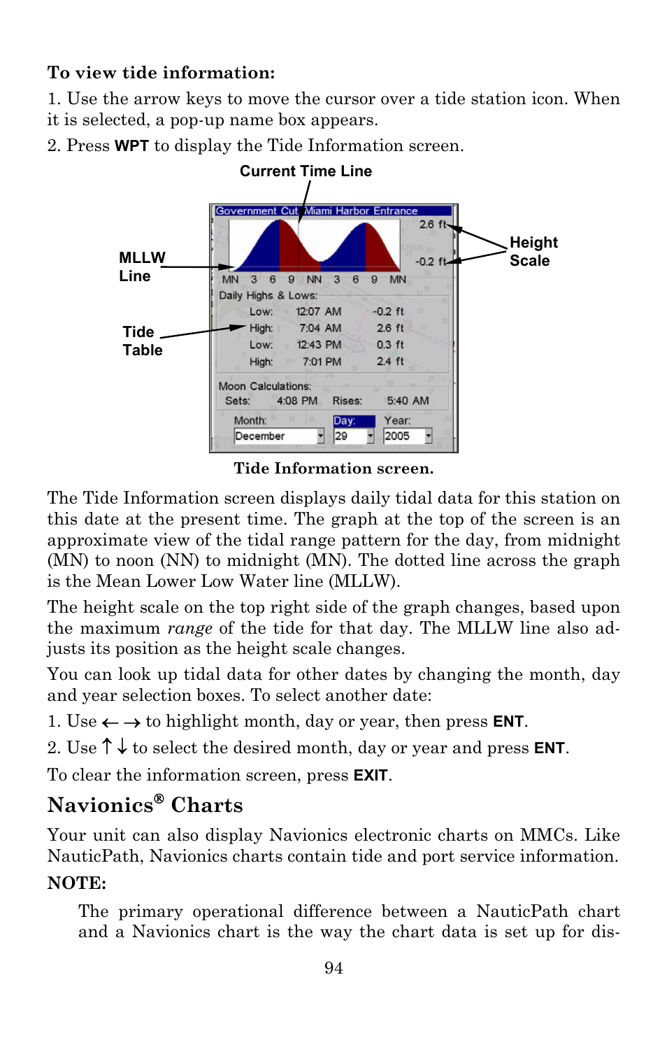 Navionics, Charts | Lowrance electronic 540c Baja User Manual | Page 102 / 172