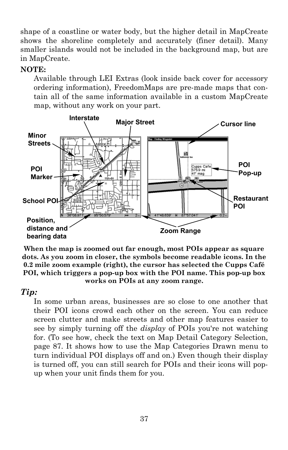 Lowrance electronic 540c Baja User Manual | Page 45 / 172