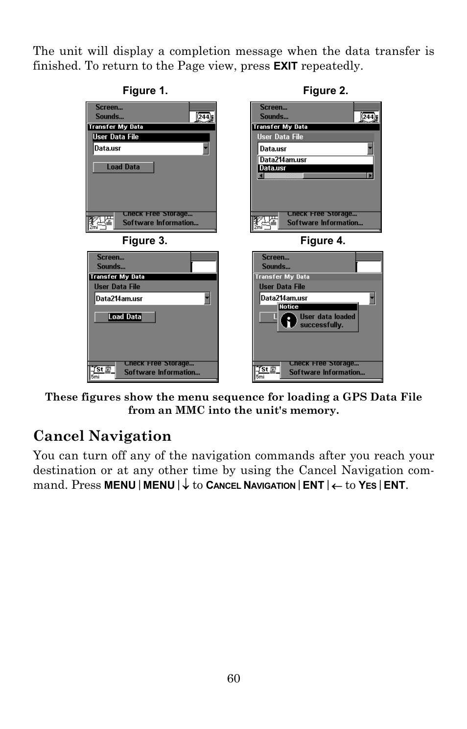 Cancel navigation | Lowrance electronic 540c Baja User Manual | Page 68 / 172