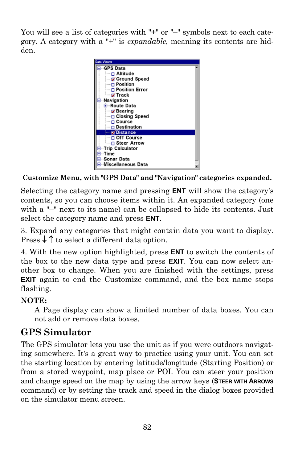 Gps simulator | Lowrance electronic 540c Baja User Manual | Page 90 / 172