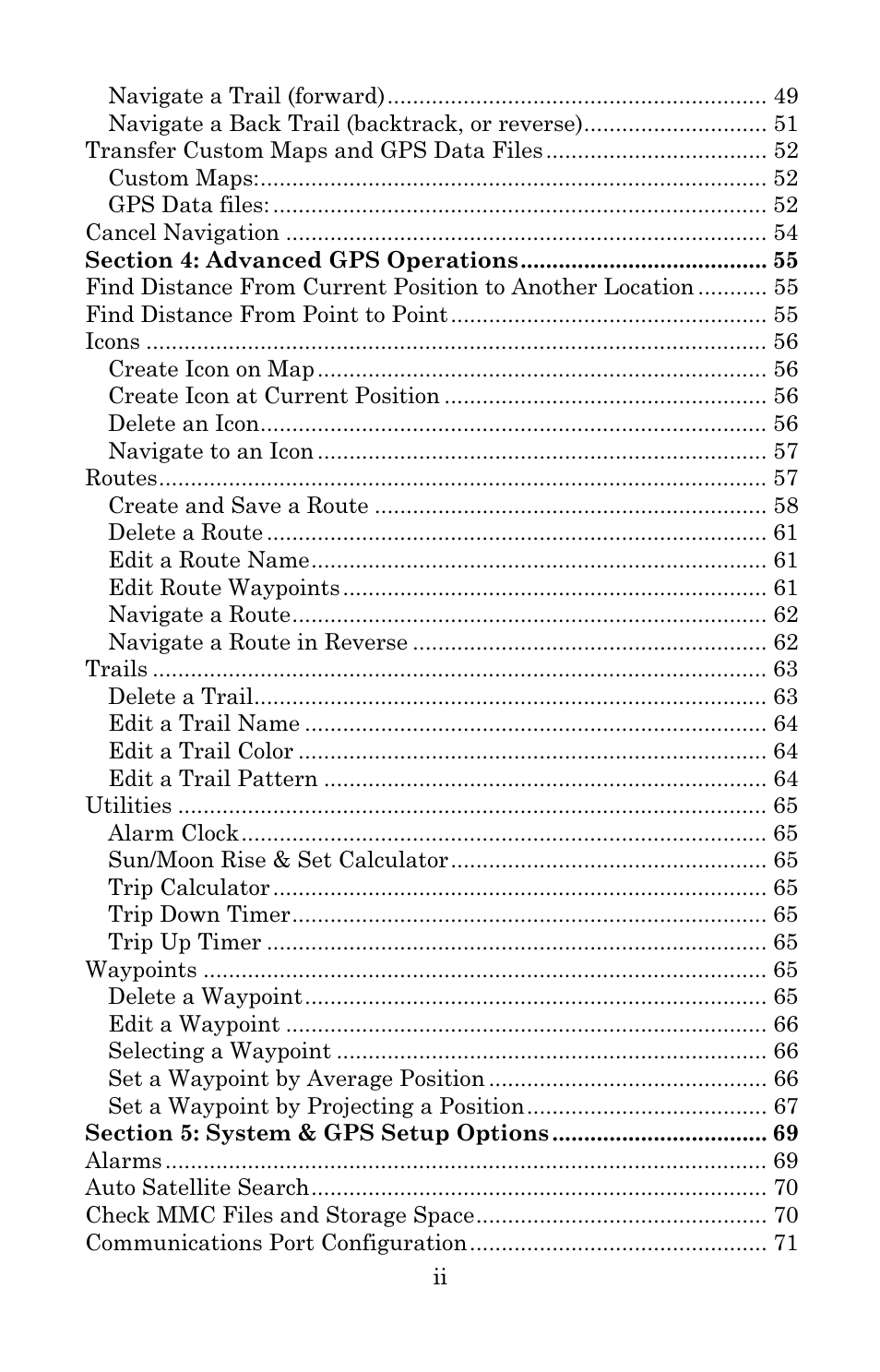 Lowrance electronic 3500C User Manual | Page 4 / 136