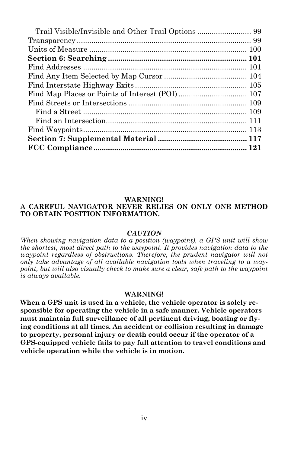 Lowrance electronic 3500C User Manual | Page 6 / 136