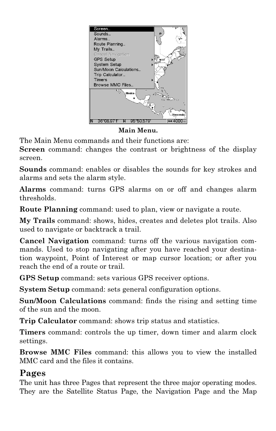 Pages | Lowrance electronic Mapping GPS Receiver User Manual | Page 31 / 132