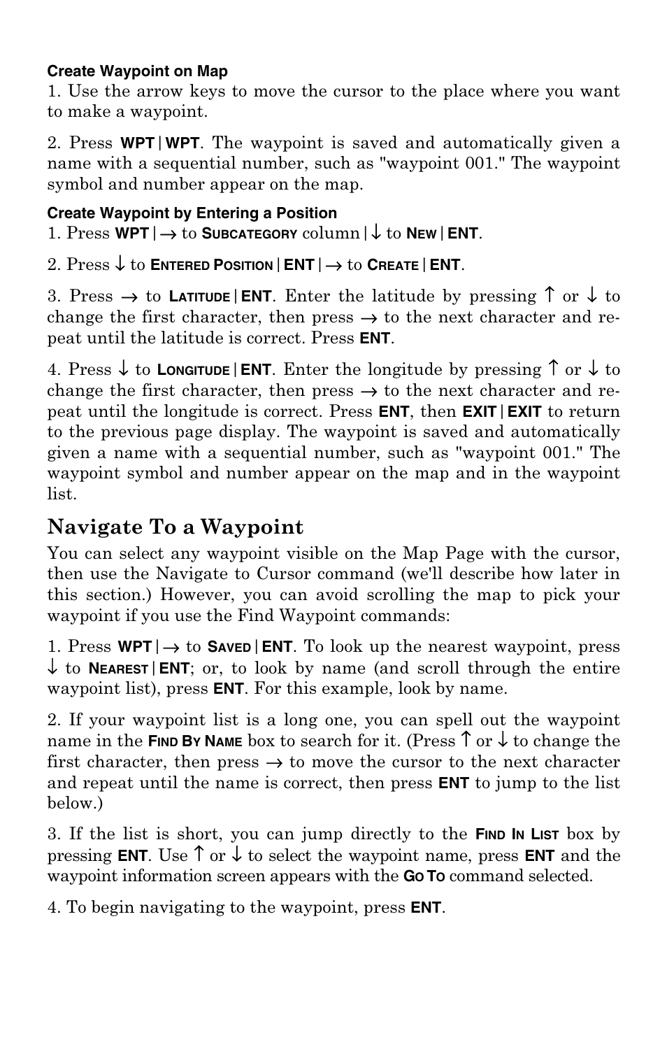 Navigate to a waypoint | Lowrance electronic Mapping GPS Receiver User Manual | Page 47 / 132