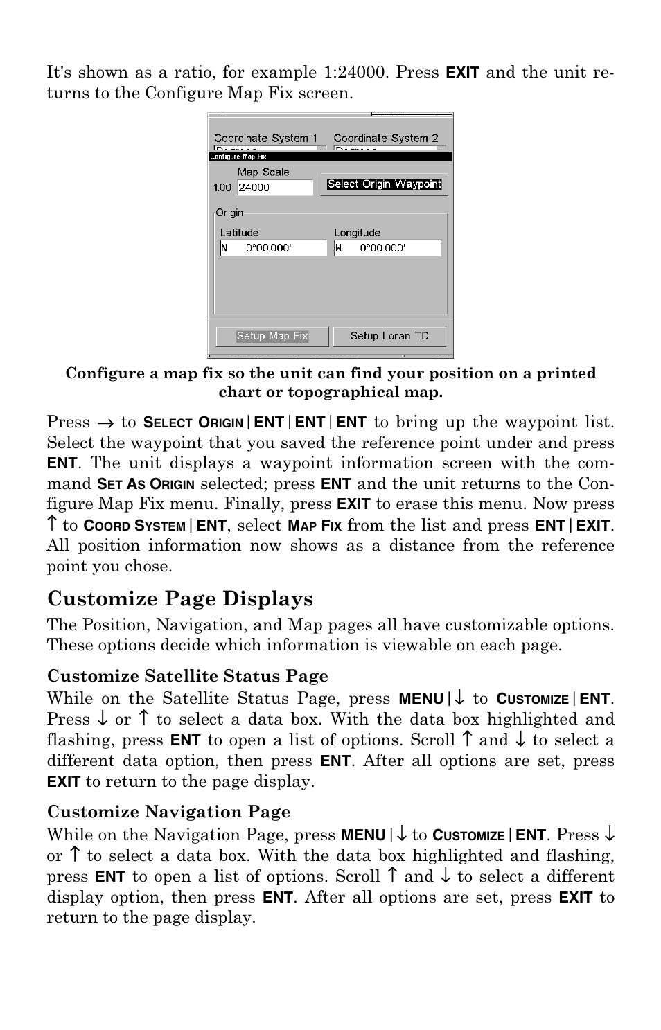 Customize page displays | Lowrance electronic Mapping GPS Receiver User Manual | Page 80 / 132