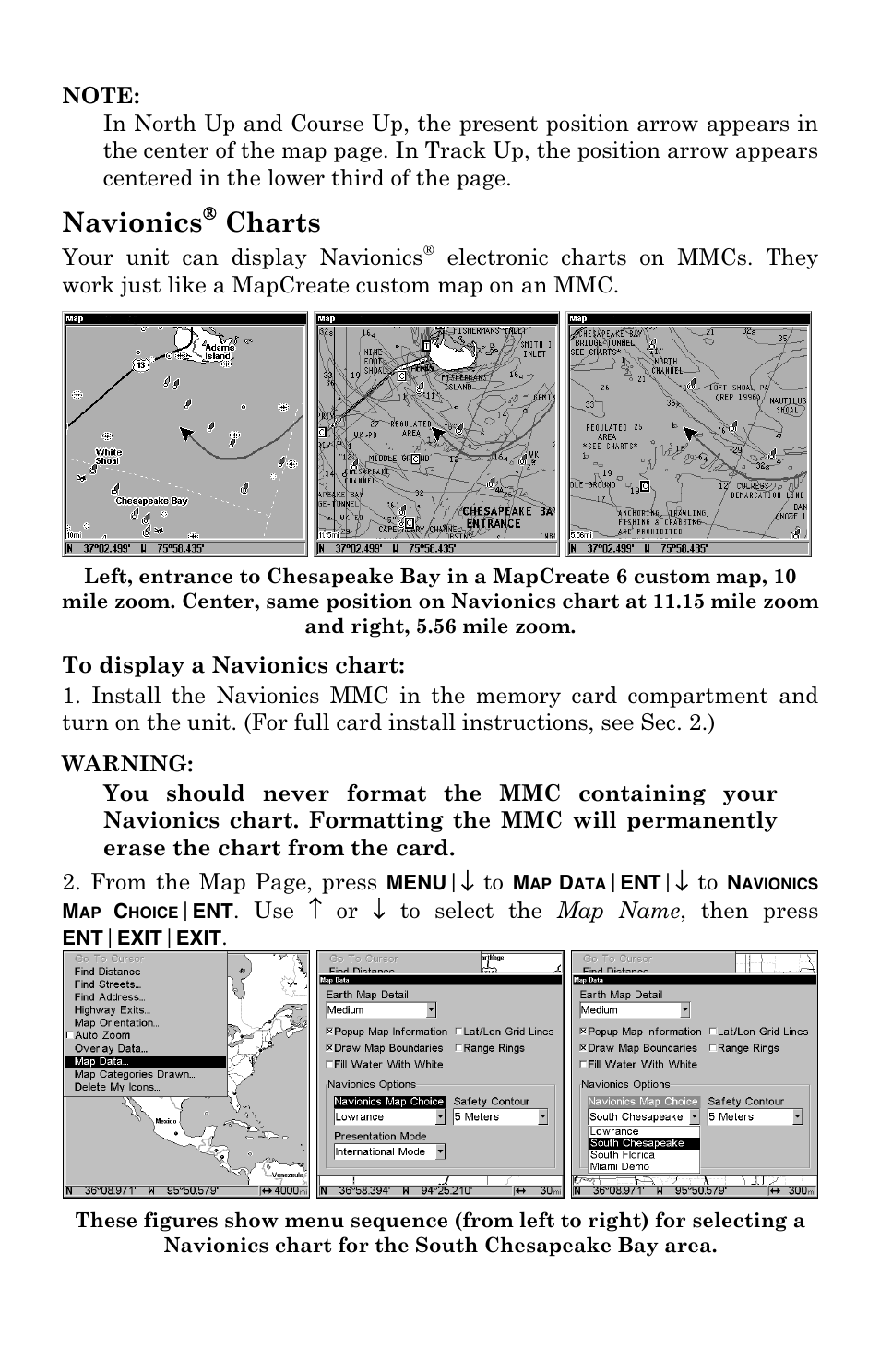 Navionics, Charts | Lowrance electronic Mapping GPS Receiver User Manual | Page 88 / 132