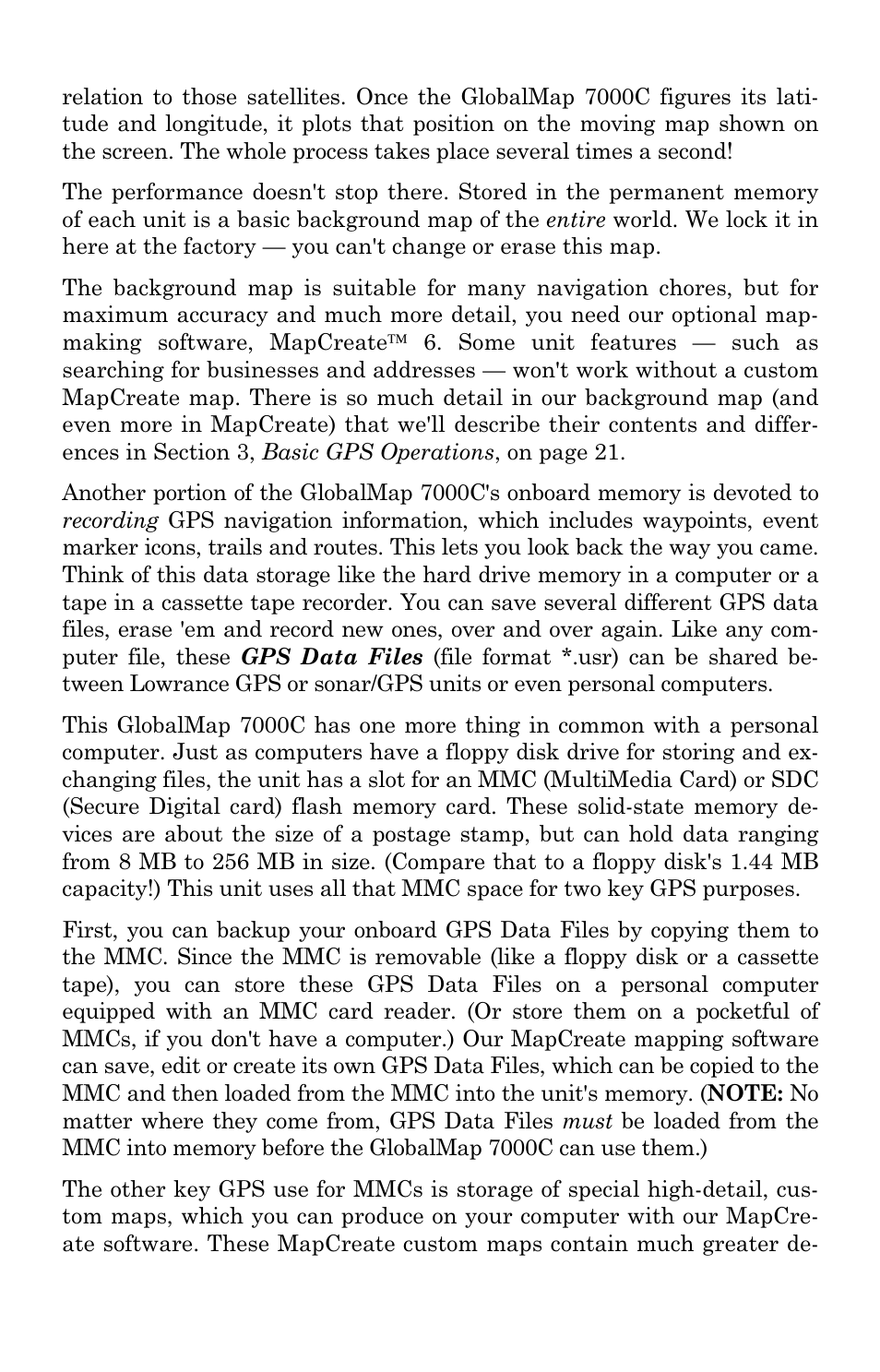 Lowrance electronic GlobalMap 7000C User Manual | Page 11 / 128