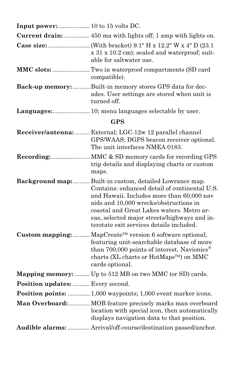 Lowrance electronic GlobalMap 7000C User Manual | Page 9 / 128