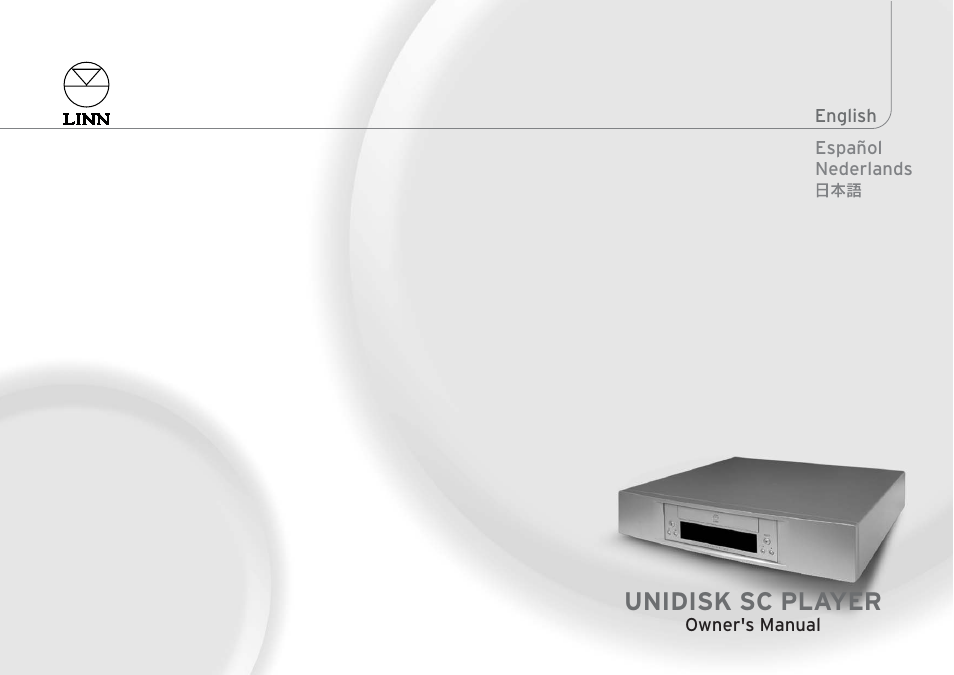Linn UNIDISK SC PLAYER User Manual | 40 pages