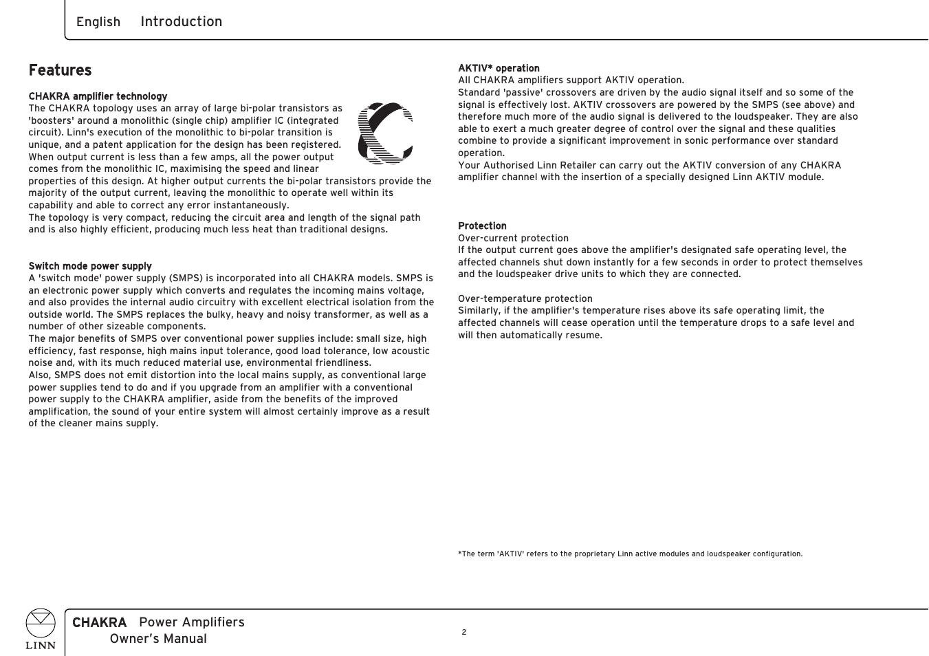 Features | Linn C 6100 User Manual | Page 10 / 26