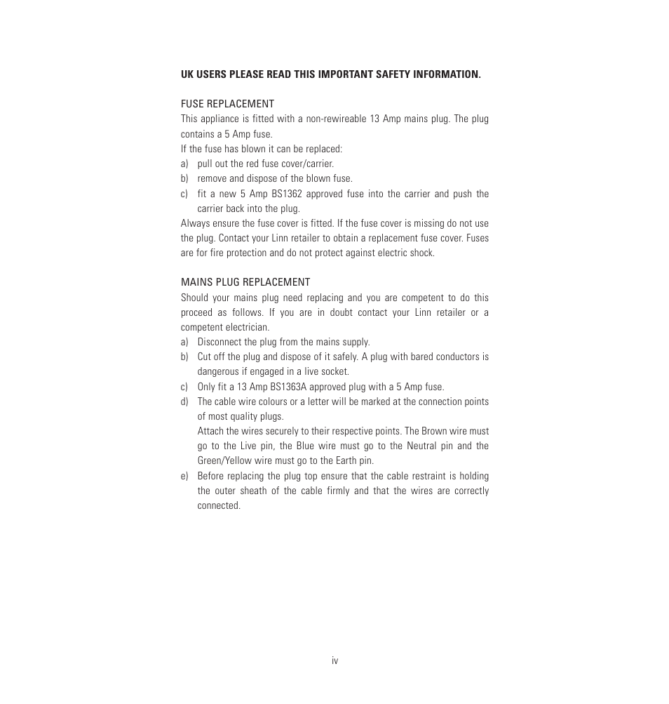 Linn Klout User Manual | Page 6 / 20