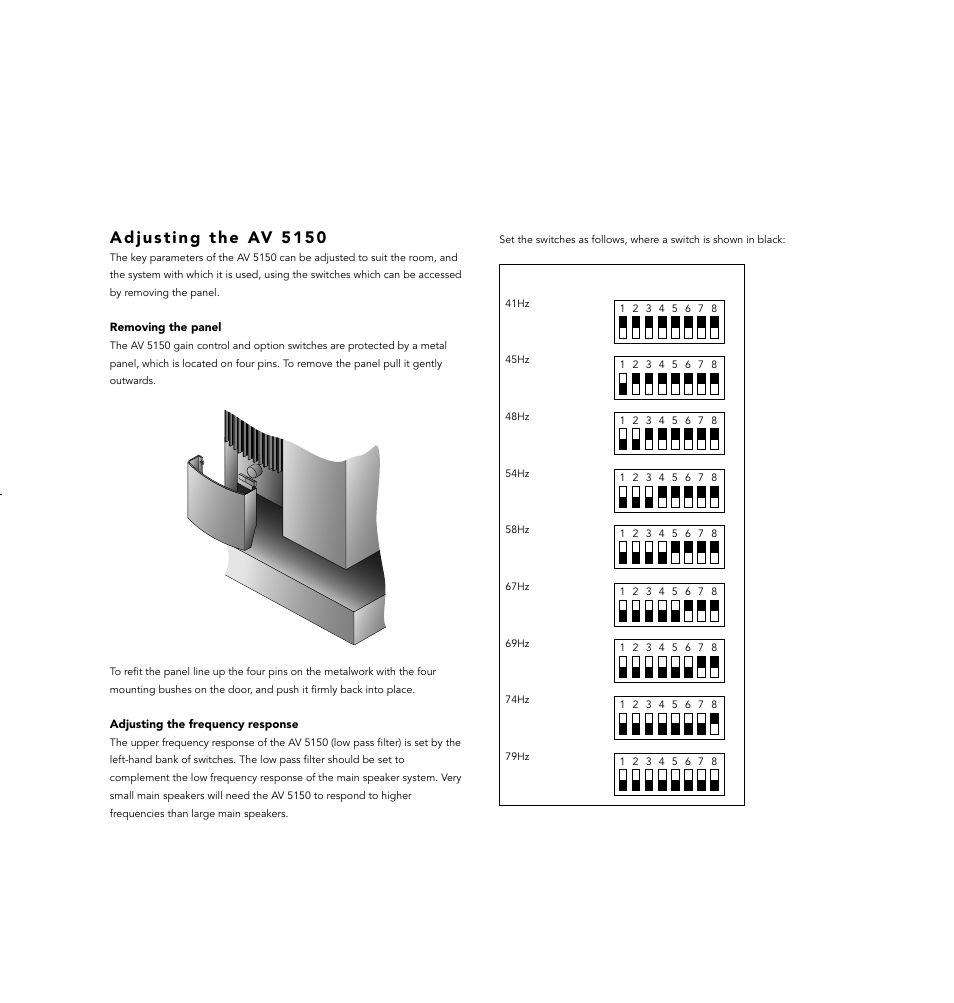 Linn AV Loudspeaker User Manual | Page 36 / 44