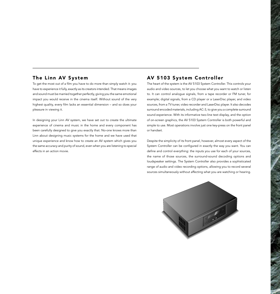 1intr oduction | Linn AV Loudspeaker User Manual | Page 9 / 44