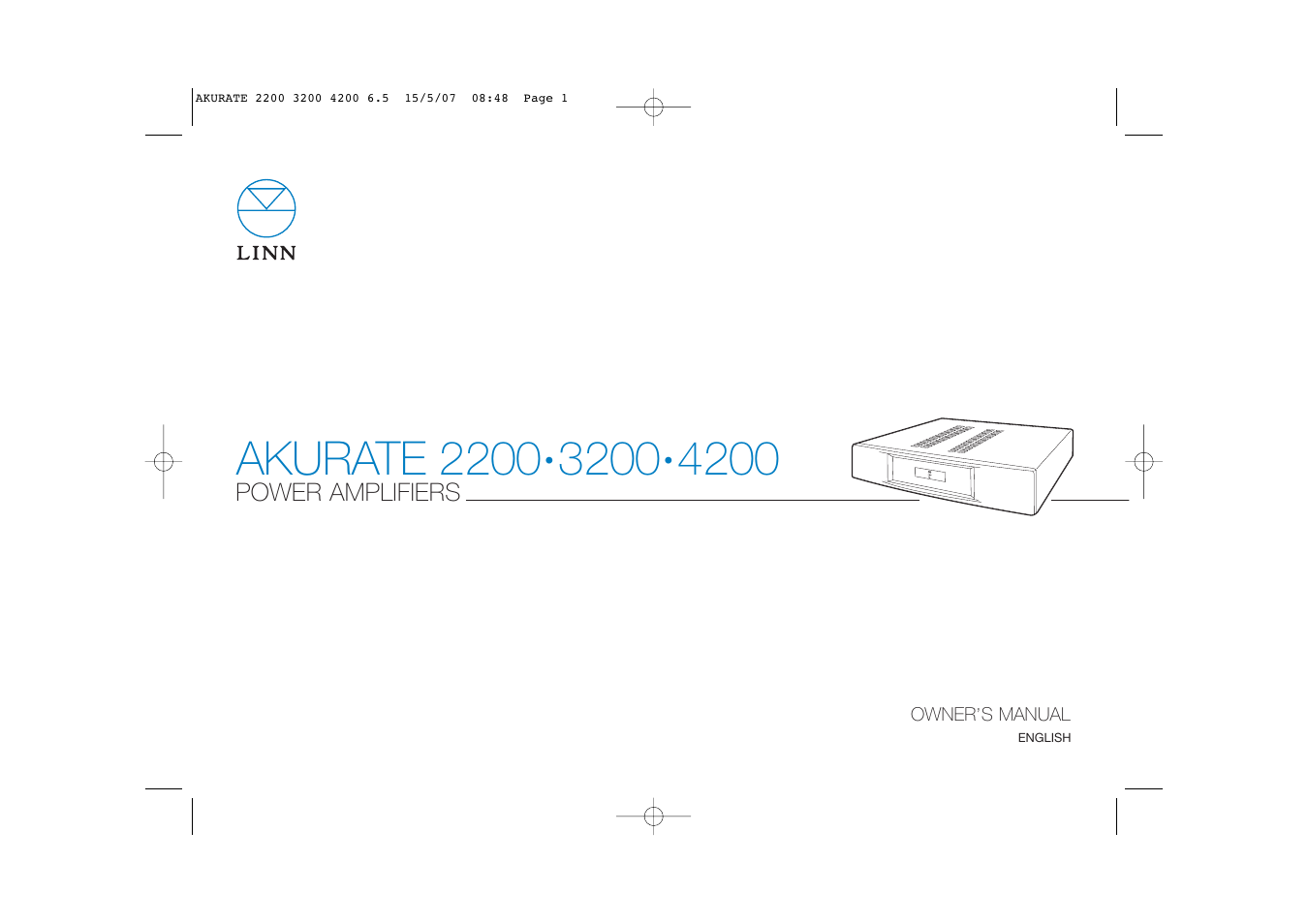 Linn AKURATE 2200 User Manual | 22 pages