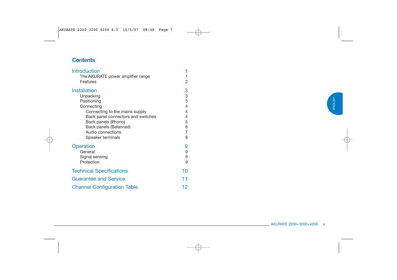 Linn AKURATE 2200 User Manual | Page 7 / 22