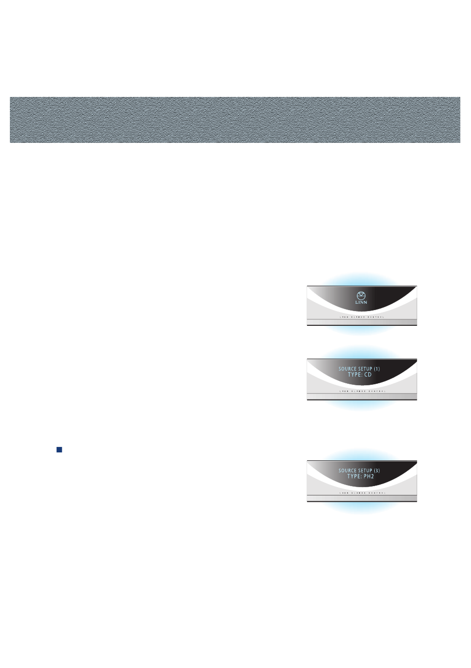 Source setup | Linn Stereo Pre-Amplifier User Manual | Page 10 / 25