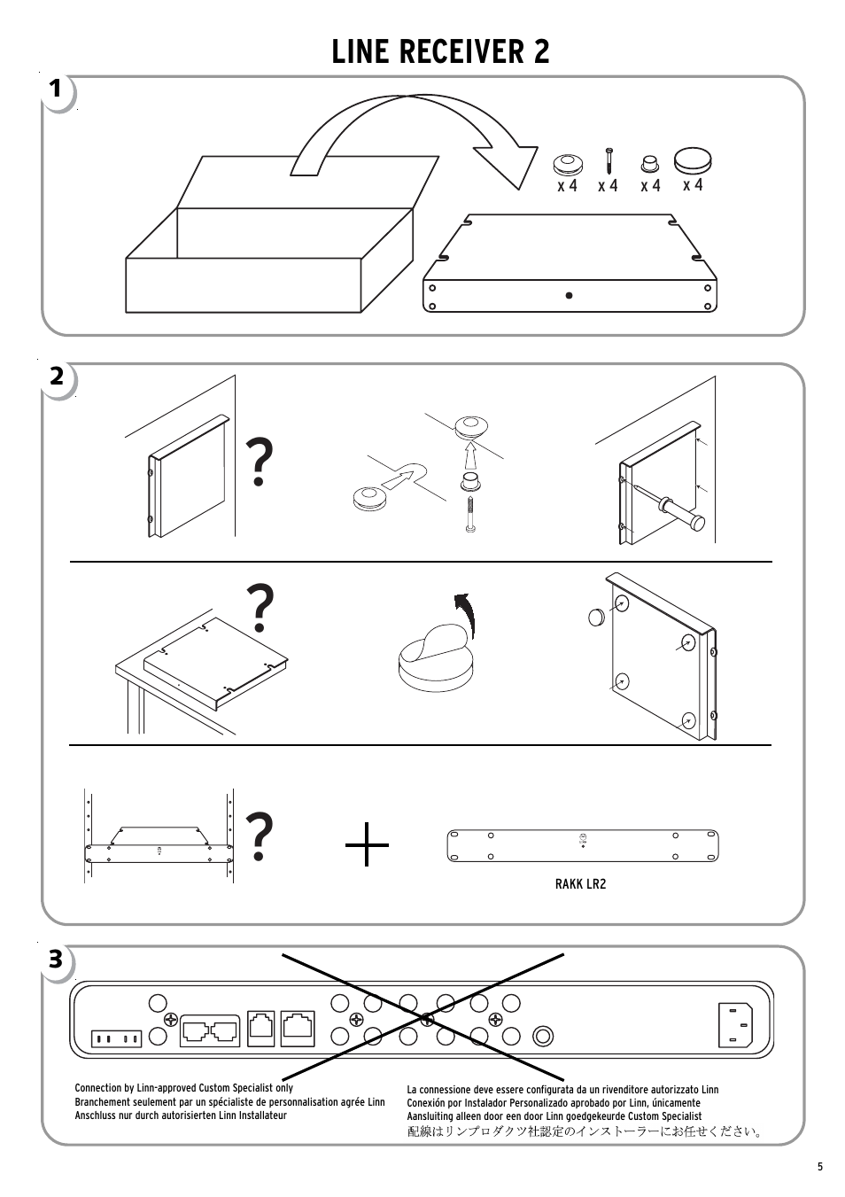 Line receiver 2 | Linn Line Receiver 2 User Manual | Page 5 / 16