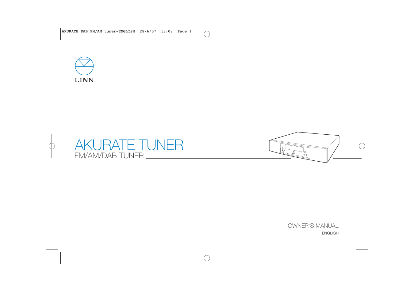 Linn FM/AM/DAB TUNER User Manual | 31 pages