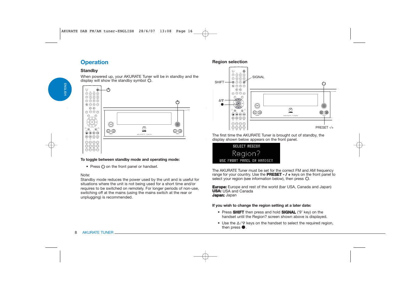 Linn FM/AM/DAB TUNER User Manual | Page 16 / 31