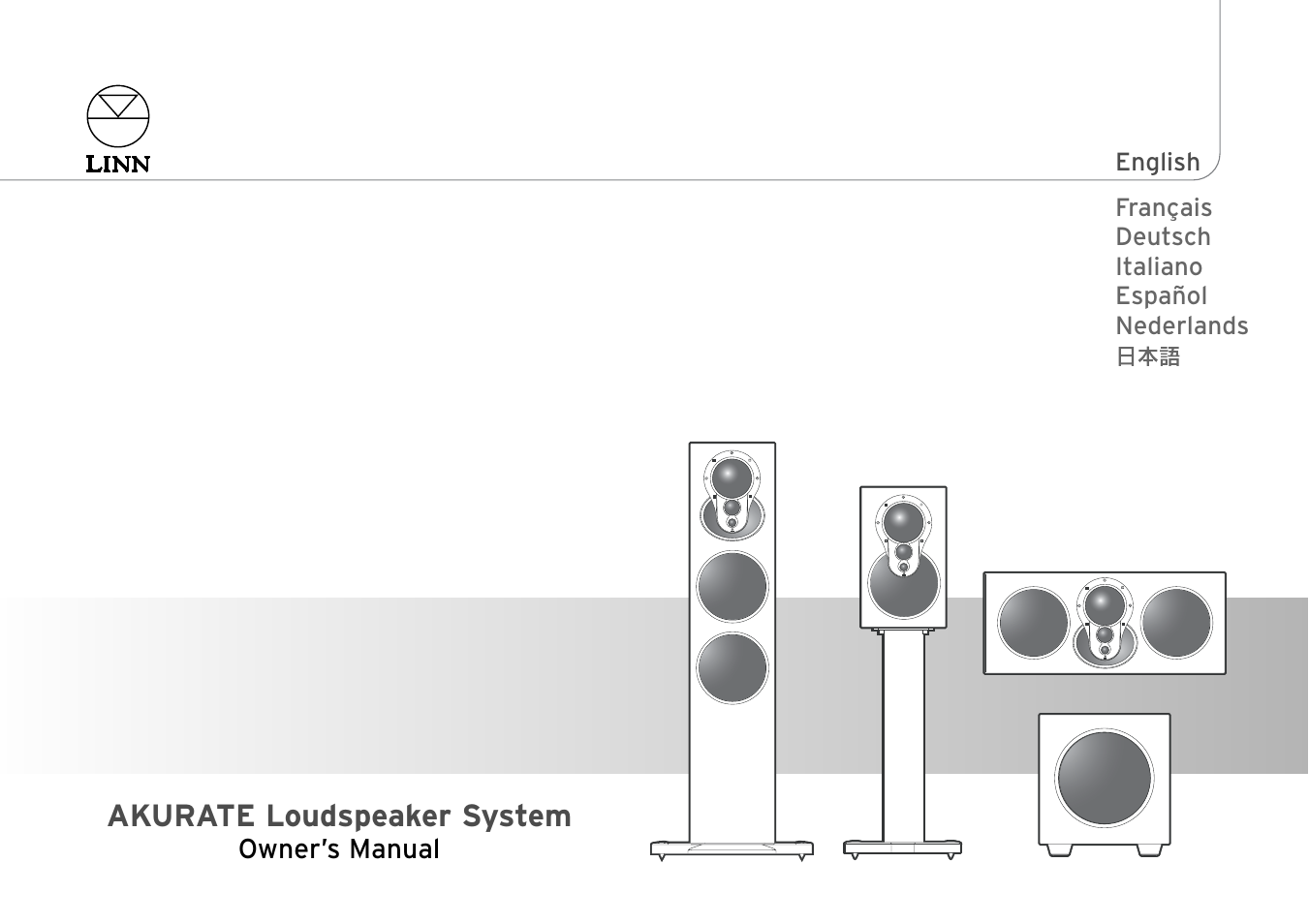 Linn AKURATE Loudspeaker System User Manual | 19 pages