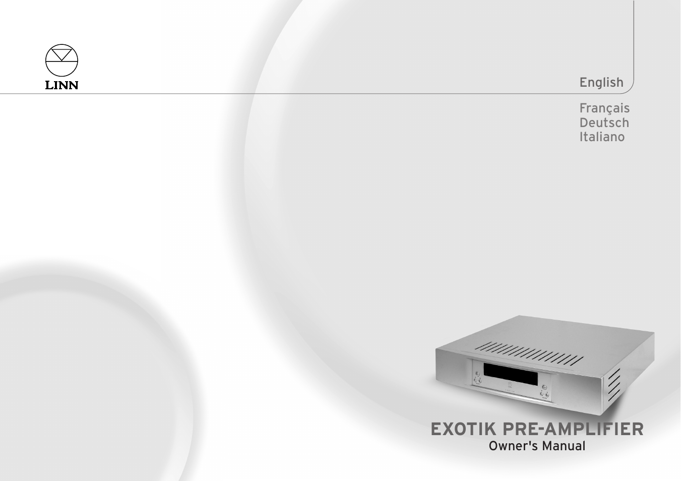 Linn EXOTIK PRE-AMPLIFIER User Manual | 28 pages