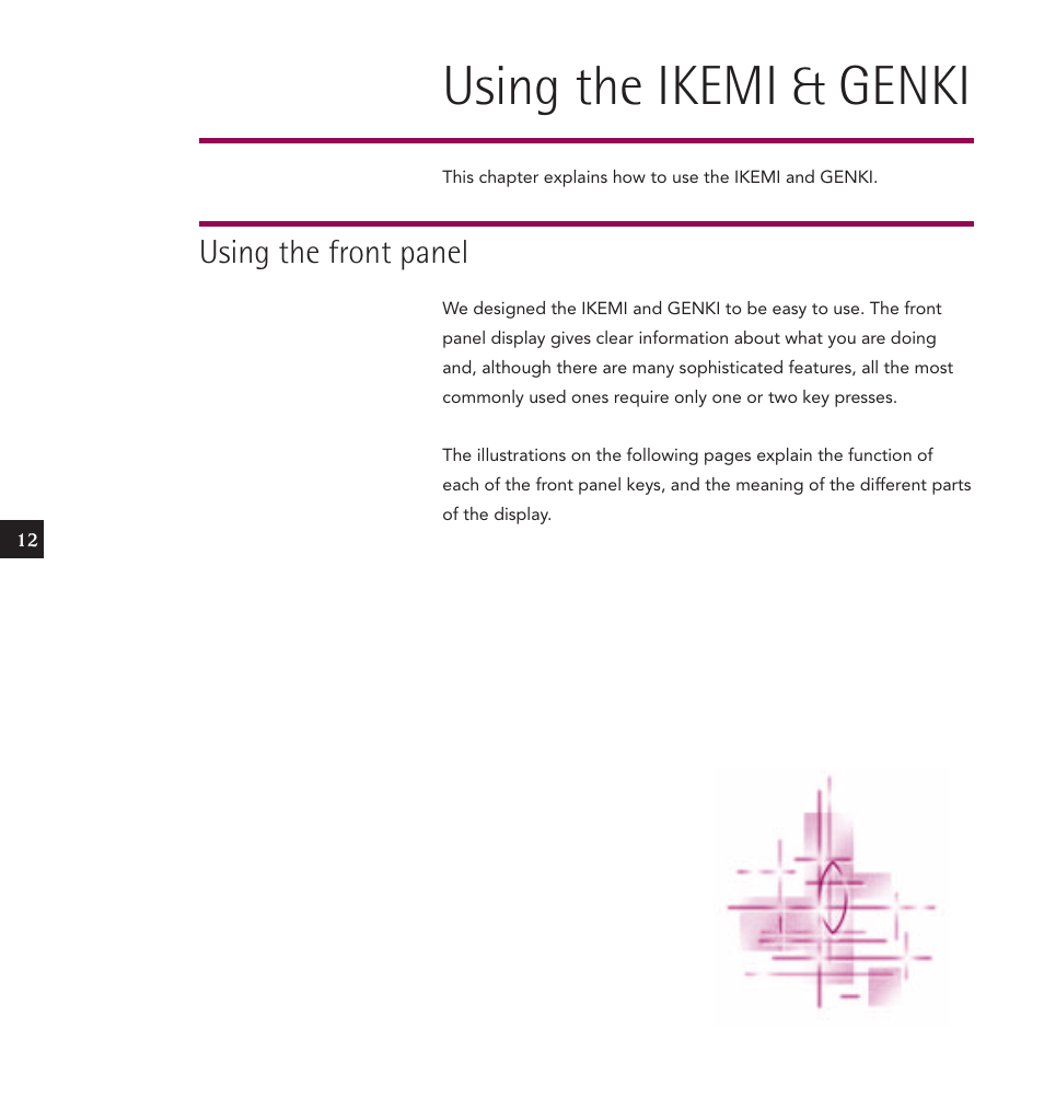 Using the ikemi & genki, Using the front panel | Linn IKEMI & GENKI User Manual | Page 20 / 39