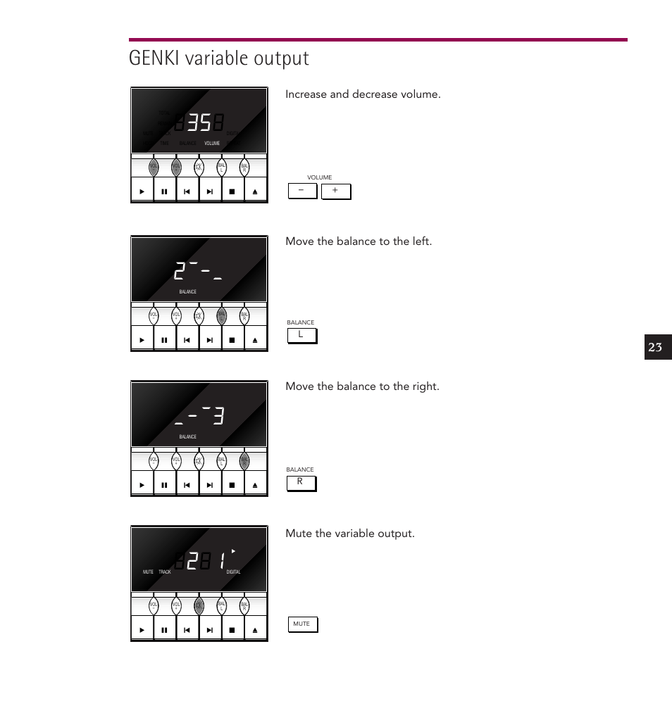 Genki variable output | Linn IKEMI & GENKI User Manual | Page 31 / 39