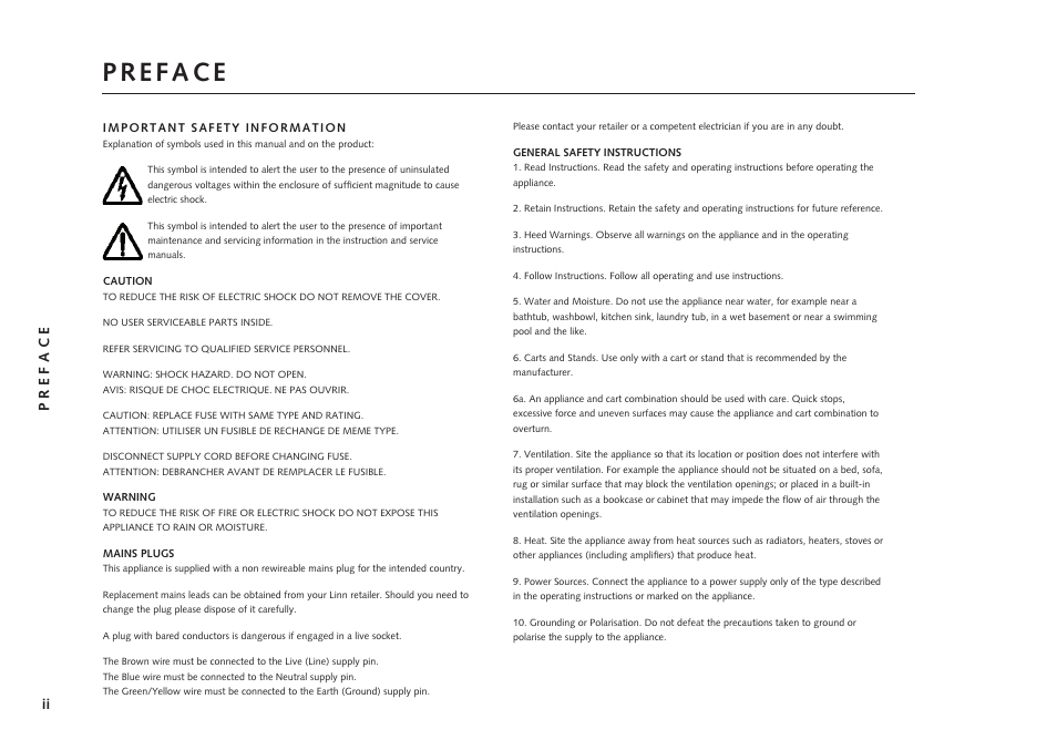 Linn AV 5105 User Manual | Page 2 / 22
