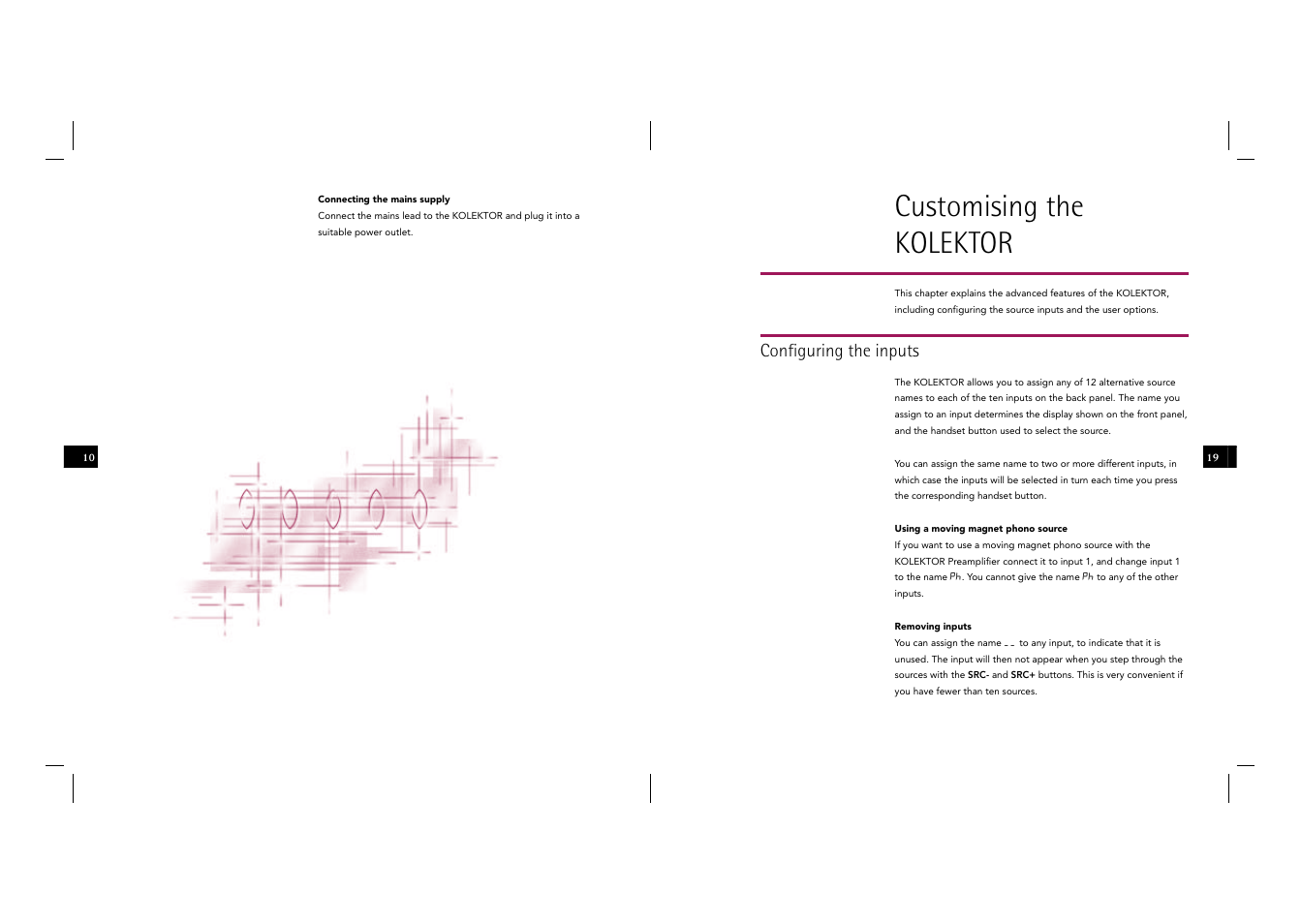 Customising the kolektor, Configuring the inputs | Linn Kolektor User Manual | Page 20 / 48