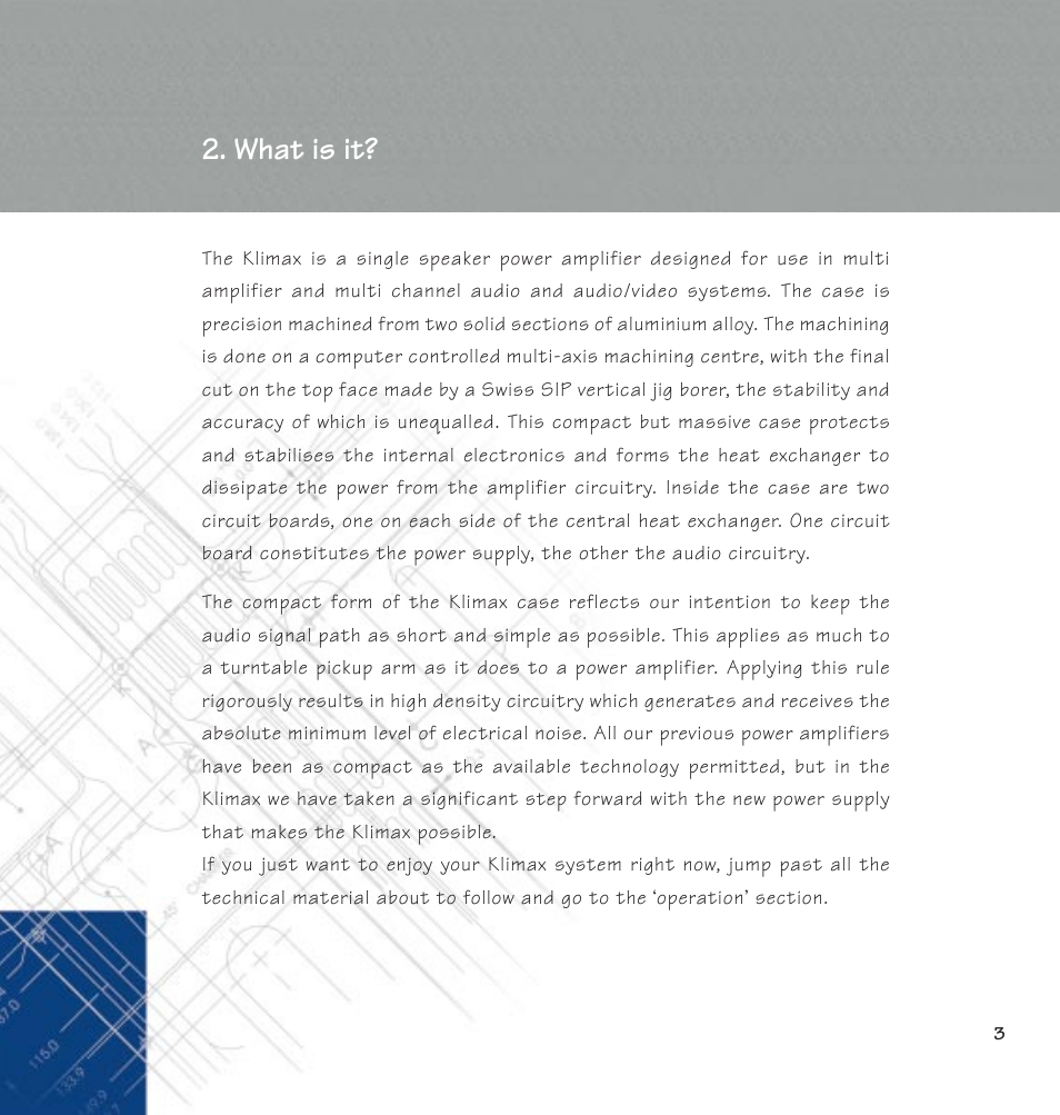 What is it | Linn 500 Solo User Manual | Page 11 / 33