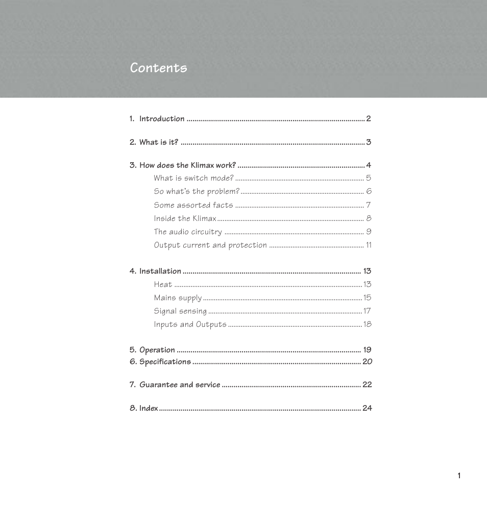 Linn 500 Solo User Manual | Page 9 / 33