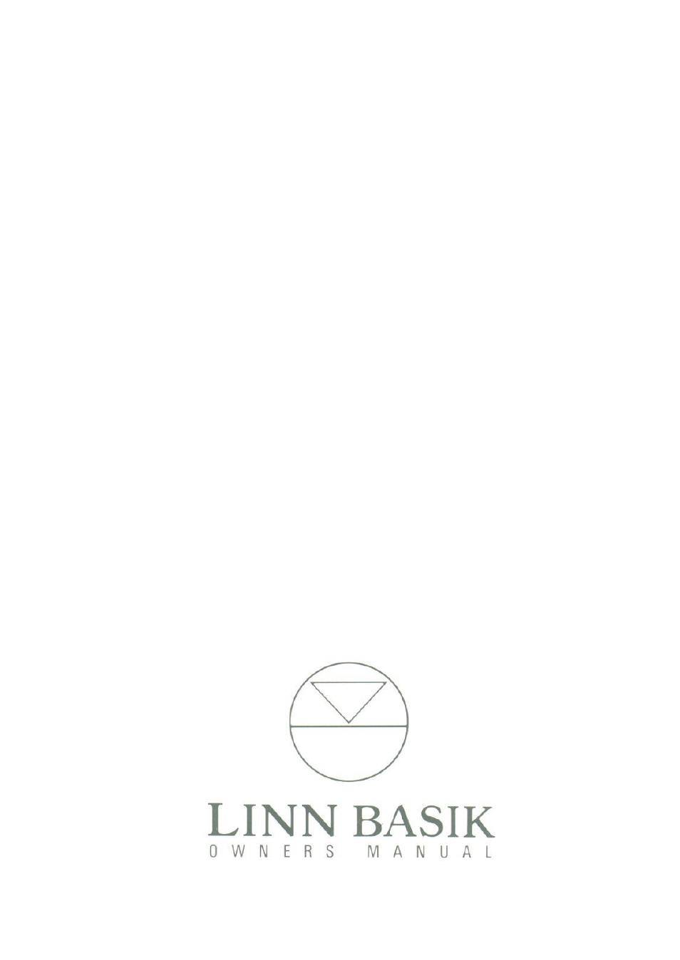 Linn BASIK User Manual | 11 pages