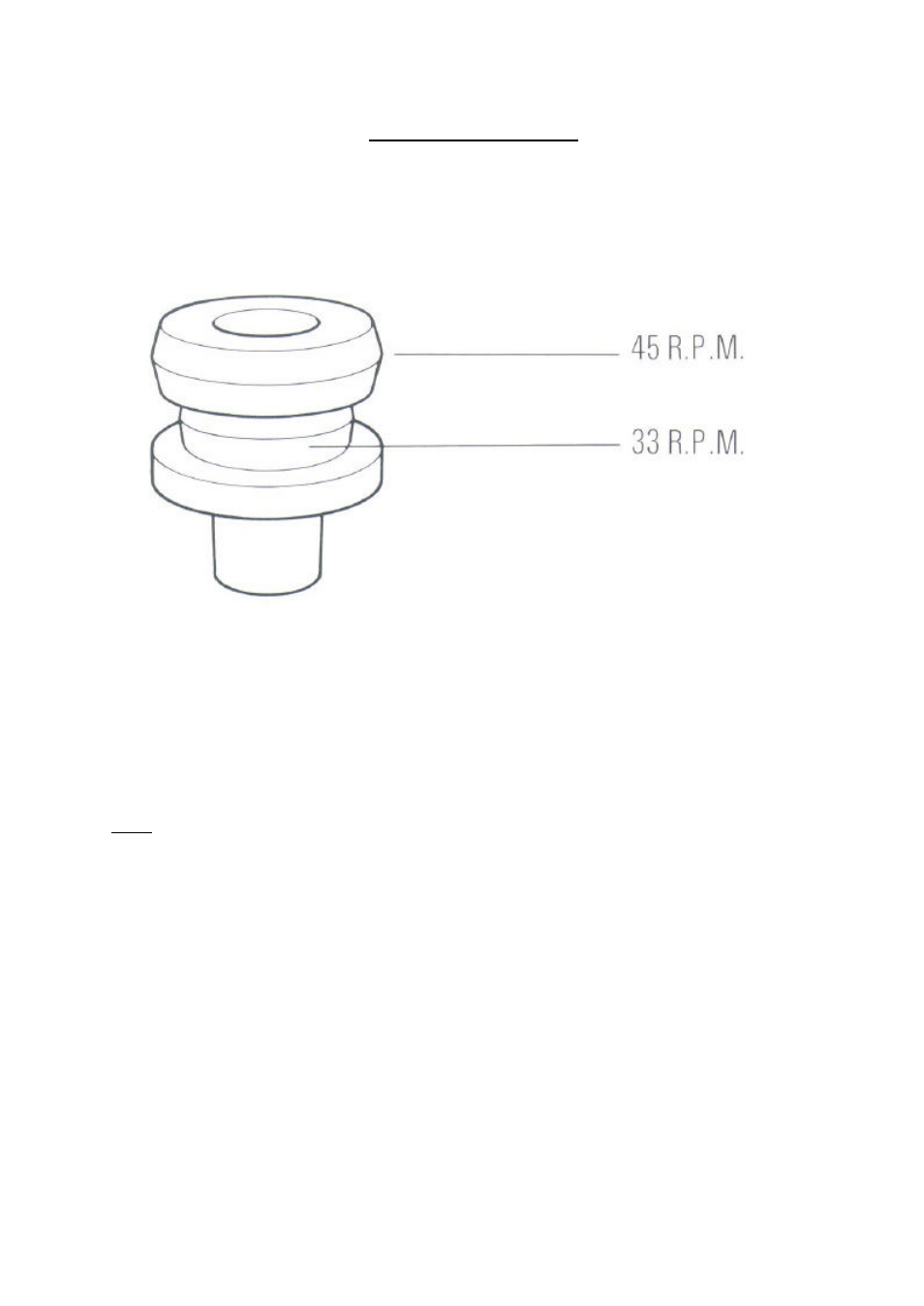 Speed selection | Linn BASIK User Manual | Page 7 / 11