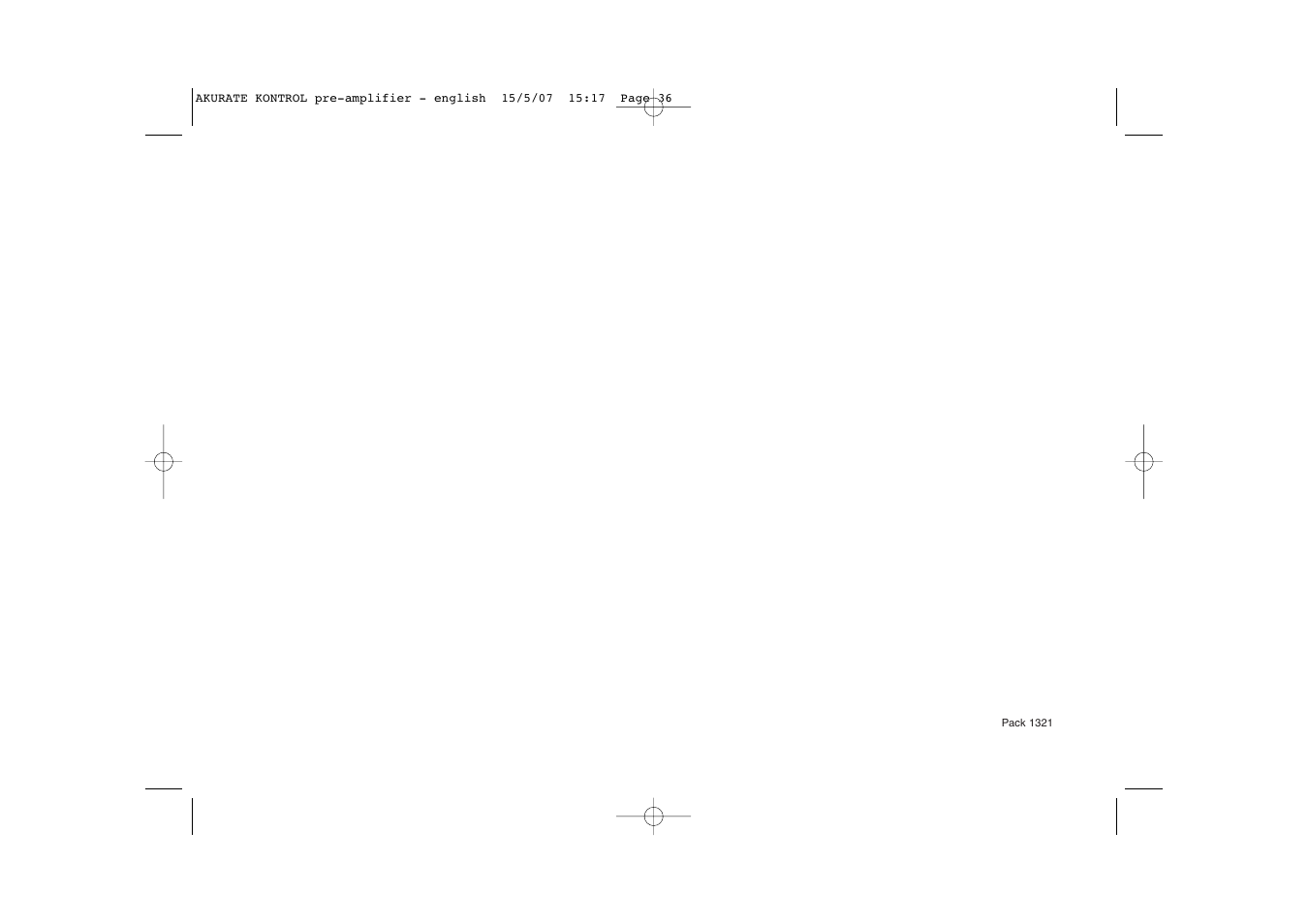 Linn PRE- AMPLIFIER User Manual | Page 36 / 36