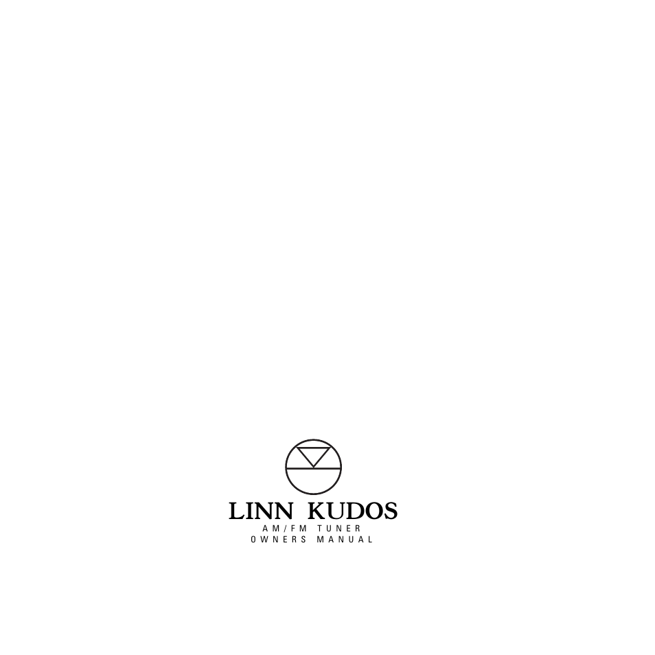 Linn Kudos User Manual | 48 pages