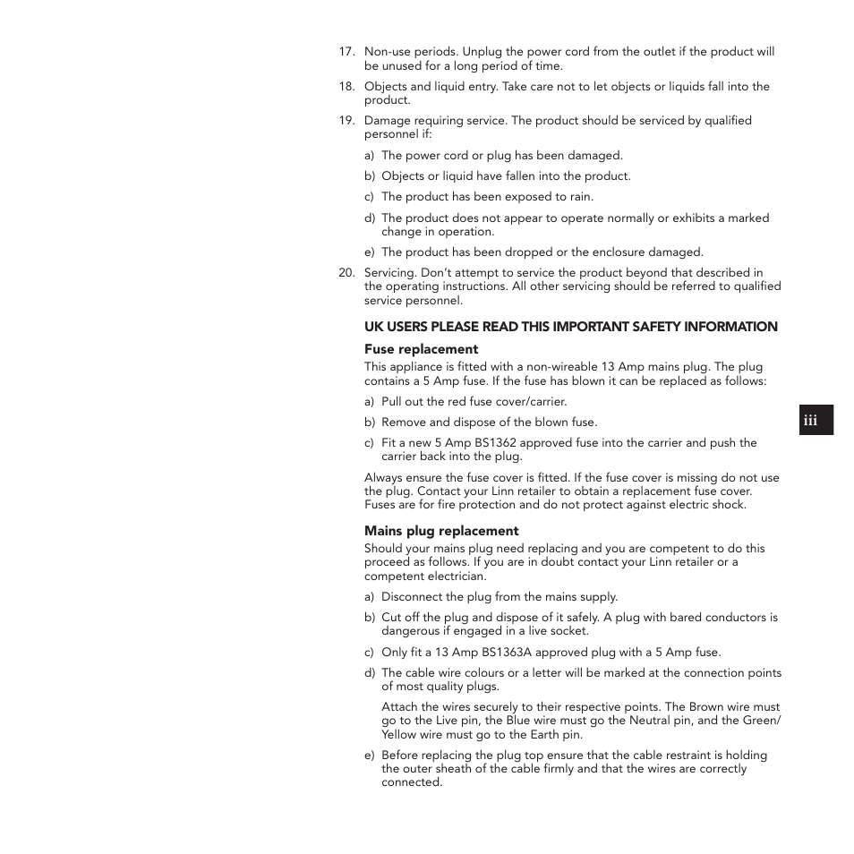 Linn Kudos User Manual | Page 4 / 48