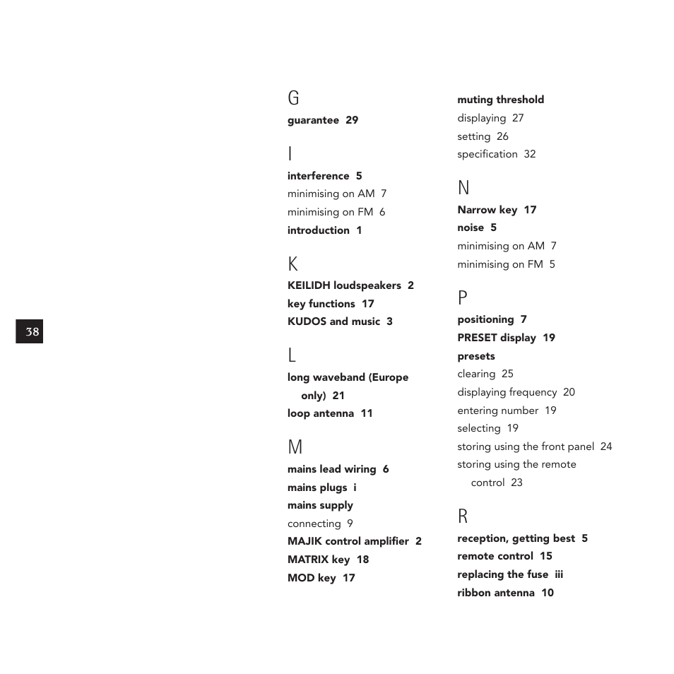 Linn Kudos User Manual | Page 45 / 48