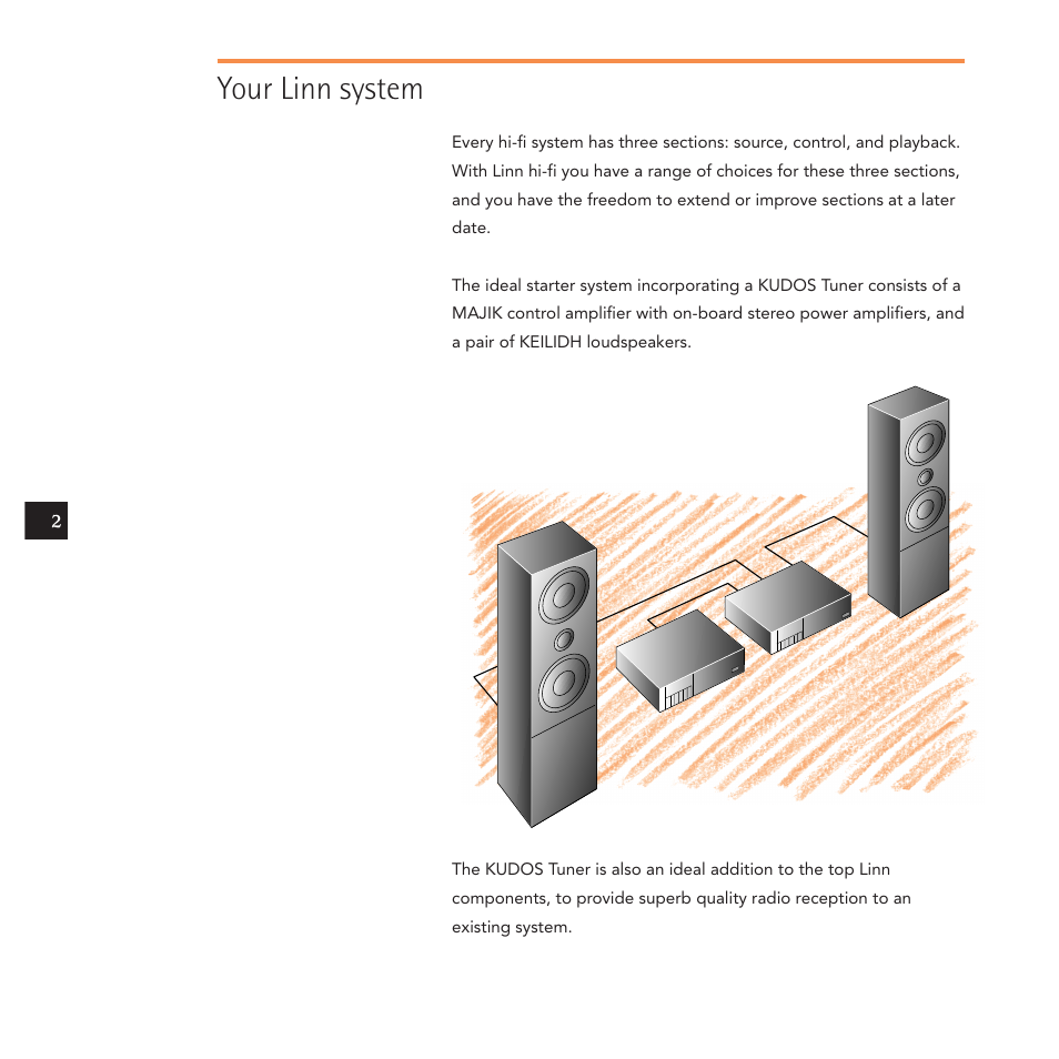 Your linn system | Linn Kudos User Manual | Page 9 / 48