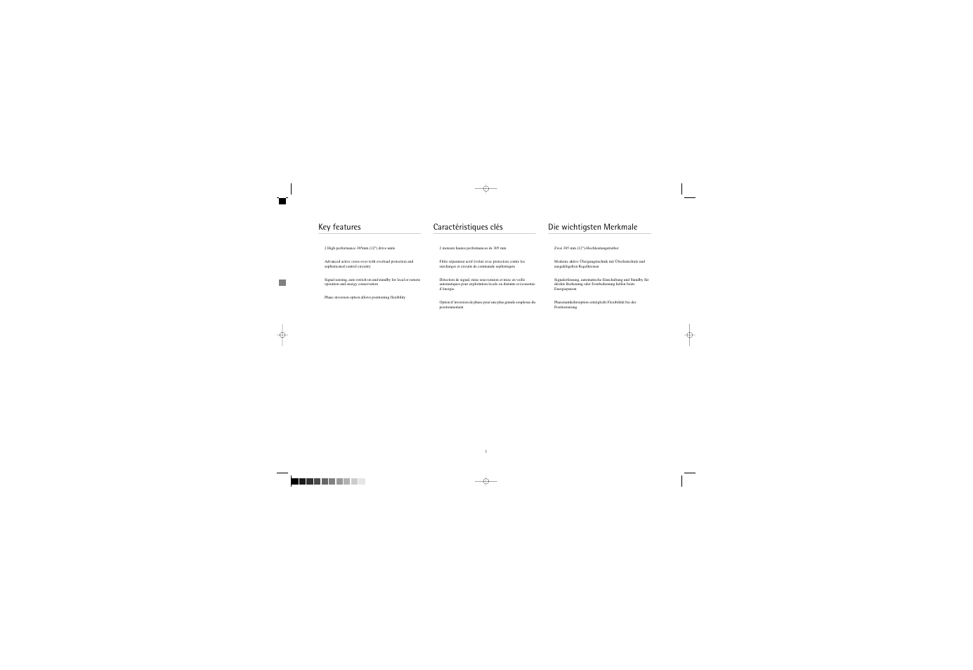 Key features, Caractéristiques clés, Die wichtigsten merkmale | Linn Melodik User Manual | Page 11 / 36