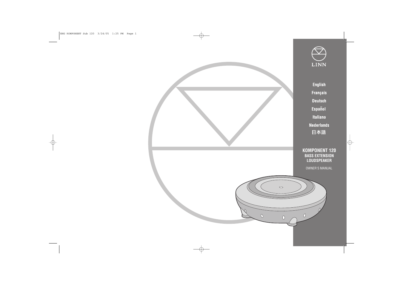 Linn KOMPONENT 120 User Manual | 14 pages