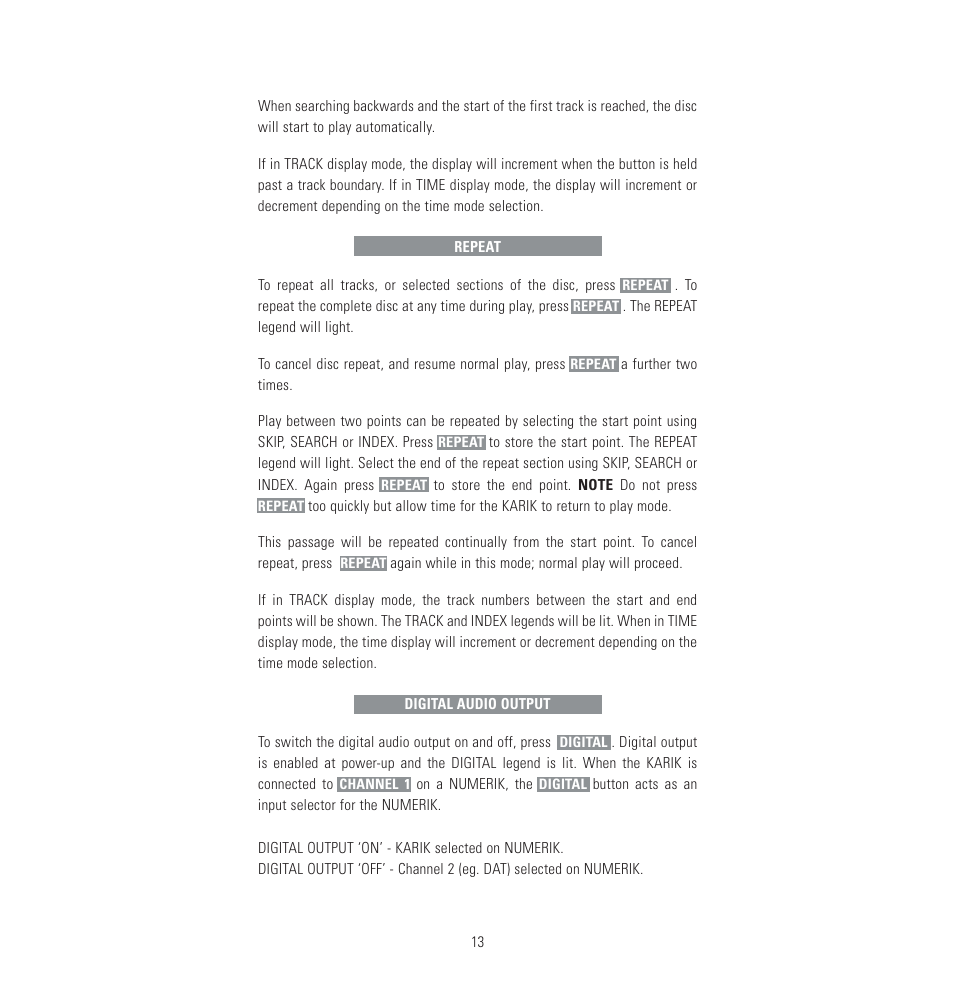 Linn CD Playback System User Manual | Page 19 / 28