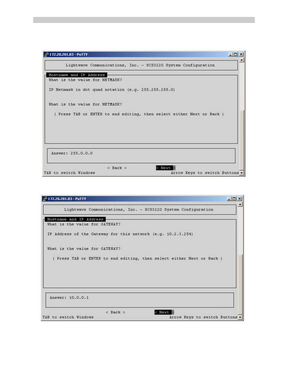 Lightwave Communications SCS3230 User Manual | Page 43 / 97