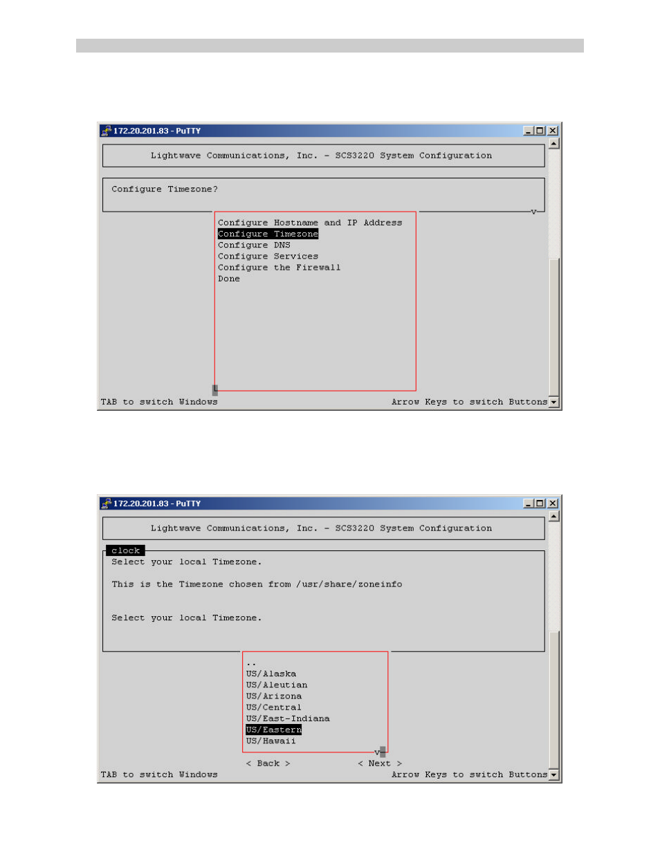 Lightwave Communications SCS3230 User Manual | Page 44 / 97