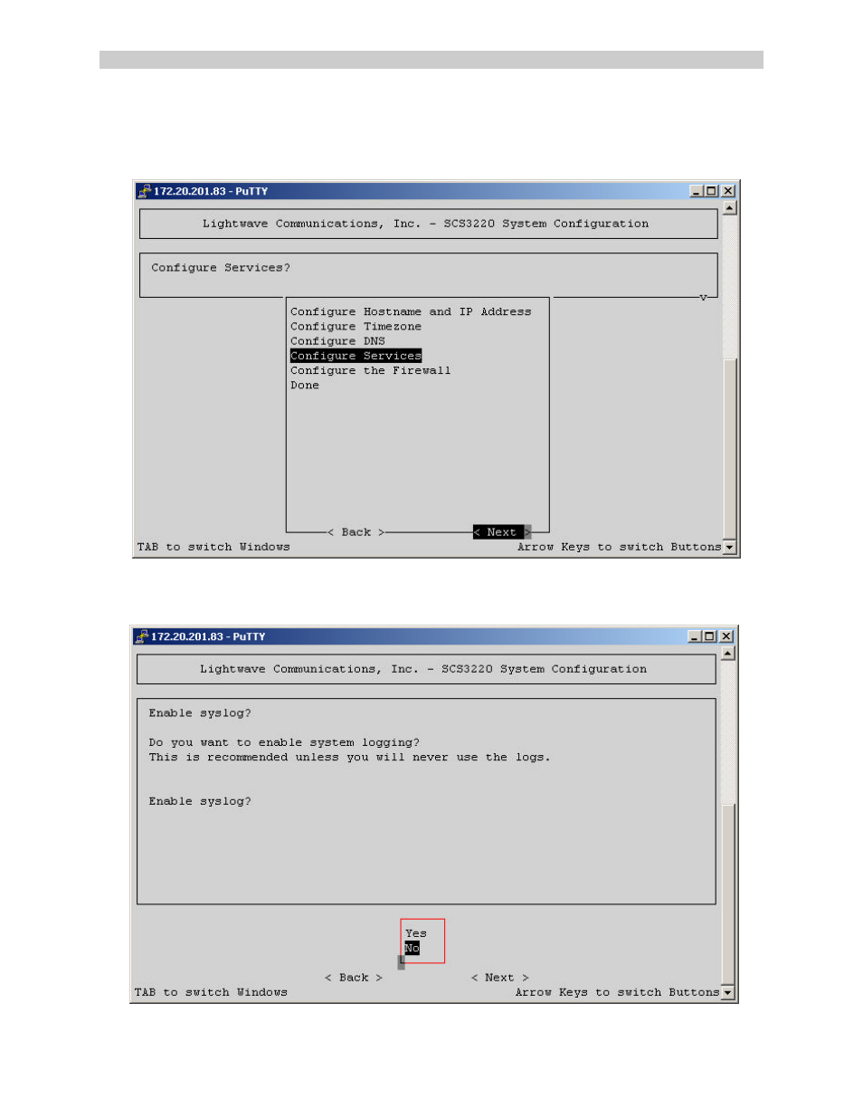 Lightwave Communications SCS3230 User Manual | Page 49 / 97