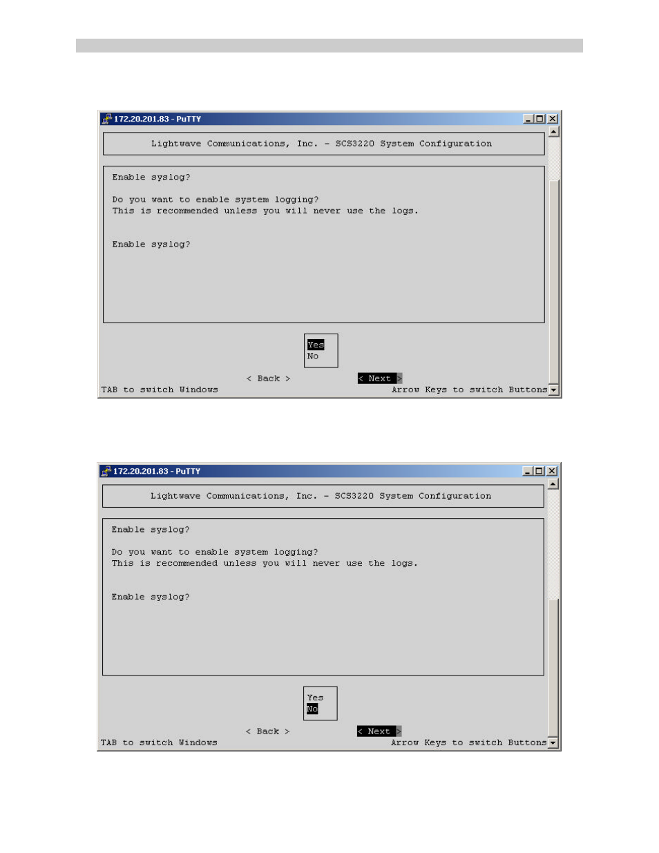 Lightwave Communications SCS3230 User Manual | Page 50 / 97